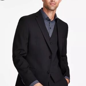 Men's Slim-Fit Stretch Solid Suit Jacket, Created for Macy's Sz. 38